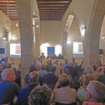 Presentació del llibre Narcís Lagares, a la Sala Gòtica de la Cúria Reial de Besalú